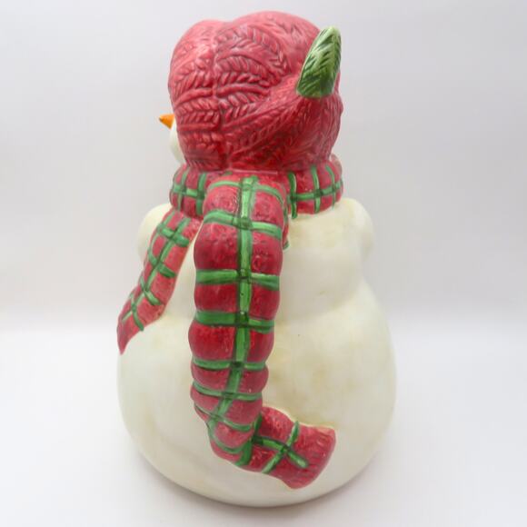 BICO Snowman Ceramic Pitcher 8” Holiday Serveware Gingerbread Christmas Decor - Picture 5 of 10